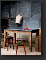 zinc topped fruit box table main