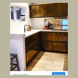 brass denmark ikea kitchen doors