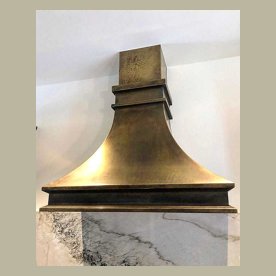 brass bronze kitchen extractor