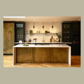 Kitchens- our splashbacks, kitchen doors and extractors all in a range of  hand finished metals, copper, brass and bronze