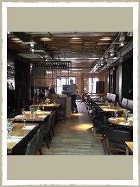 Tables and interior of The Beech House in Beaconsfield