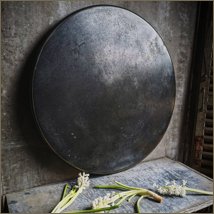 blackened brass table top