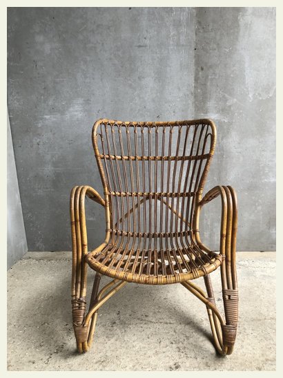 Bamboo Cane Armchair