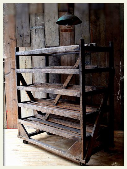 Vintage french factory racks | Latest stock