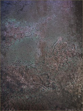 aged copper surface finish