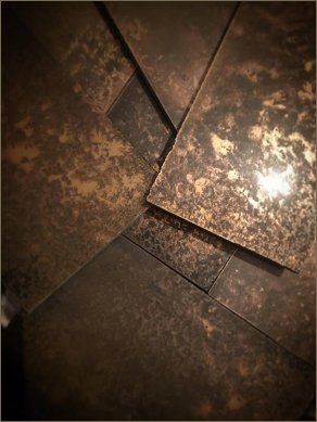 brass bronze finish