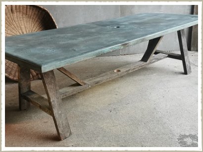 A frame Iron Table