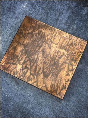 marbled brass